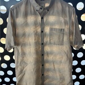 River Island Light Brown Casual Button Down Shirt